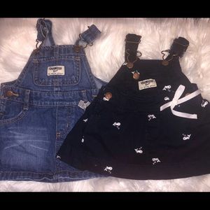 2-For-1 Bundle Deal OshKosh B’gosh Overall Dresses